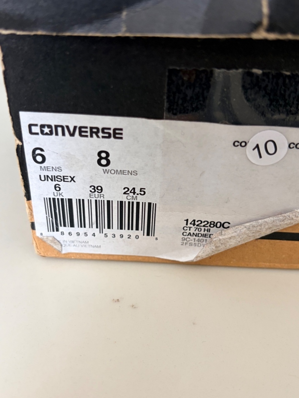 Converse All Star High-Top Sneakers in Green Black Beige Camouflage 6M/8W - Picture 7 of 7